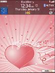 Download mobile theme Pink Heart