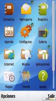 Download mobile theme Aqua blue