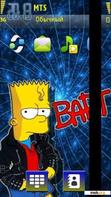 Download mobile theme Bart simpson