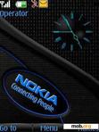 Download mobile theme GLOw blye nokia