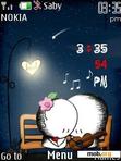 Download mobile theme Music LuV ClocK