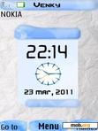 Download mobile theme soft template clock