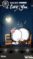 Download mobile theme love cartoon