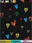 Download mobile theme cute heart