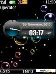 Download mobile theme Bubbles_Clock