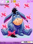 Download mobile theme Eeyore Hearts