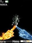 Download mobile theme ice and flame