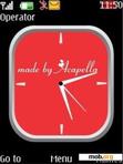 Download mobile theme Red Swf Clock By ACAPELLA