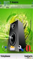 Download mobile theme Xpress Green Speaker S60v5