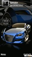 Скачать тему Blue Audi