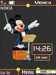 Download mobile theme mickey mouse clock