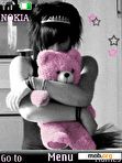 Download mobile theme girl_and_bear_anim_by_xailin