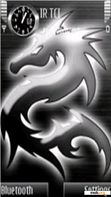 Download mobile theme silver dragon