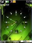 Download mobile theme Green Clock