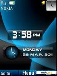 Download mobile theme New Style Clock