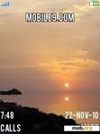 Download mobile theme Ammoudia Greece - Sunset