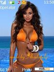 Download mobile theme ORANGE BIKINI