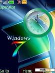 Download mobile theme Windows Seven Clock