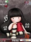 Download mobile theme Cute Heart Clock