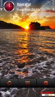 Download mobile theme Sea sunset