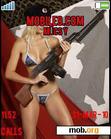 Download mobile theme girls and guns