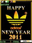 Скачать тему Adidas LOgo new year2011