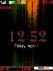 Download mobile theme abstract clock