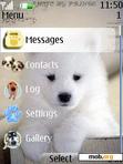 Download mobile theme Cute Dog