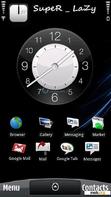 Download mobile theme Analog clock