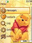 Download mobile theme Pooh Nice Clock