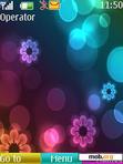 Download mobile theme Abstract Flowers