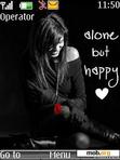 Скачать тему Alone But Happy