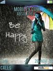 Download mobile theme Rain Be Happy