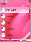 Download mobile theme Rose Clock