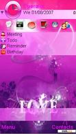 Download mobile theme Pink love