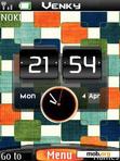 Download mobile theme htc blocks clock