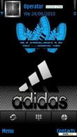 Скачать тему blue adidas