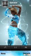 Download mobile theme Dancer Woman