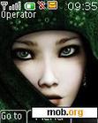 Download mobile theme green eyes