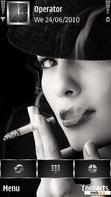 Download mobile theme Absolutely SmokingWoman