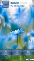 Download mobile theme blue flower