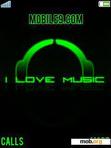 Download mobile theme I LOVE MUSIC