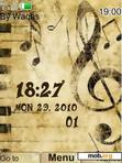 Download mobile theme Music KeY ClocK