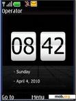 Download mobile theme clock digita