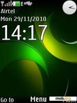 Download mobile theme Green Toxic Spin