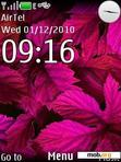 Download mobile theme pink Leafage