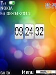 Download mobile theme HTC Clock