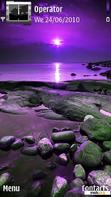 Download mobile theme Purple Sunset By ACAPELLA