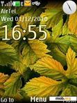 Download mobile theme Yellow Leafage