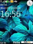 Download mobile theme Turquoise Leafage